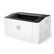 Impresora HP LaserJet 107A 110V blanca y negra