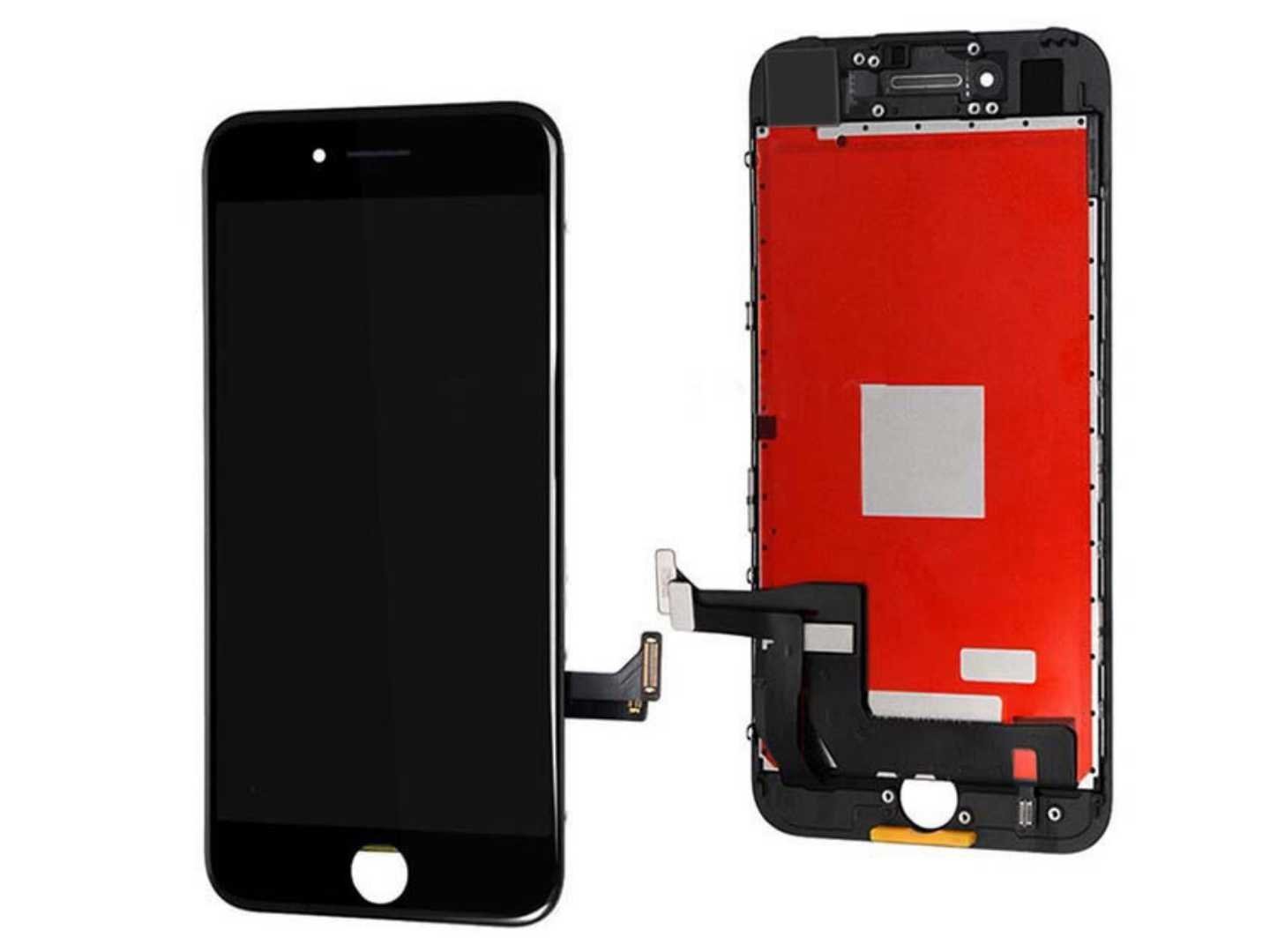 REPAIR AND REPLACEMENT LCD SCREEN DISPLAY & TOUCH SCREEN DIGITIZER ASSEMBLY FOR IPHONE 7 REPLACEMENT (BLACK)