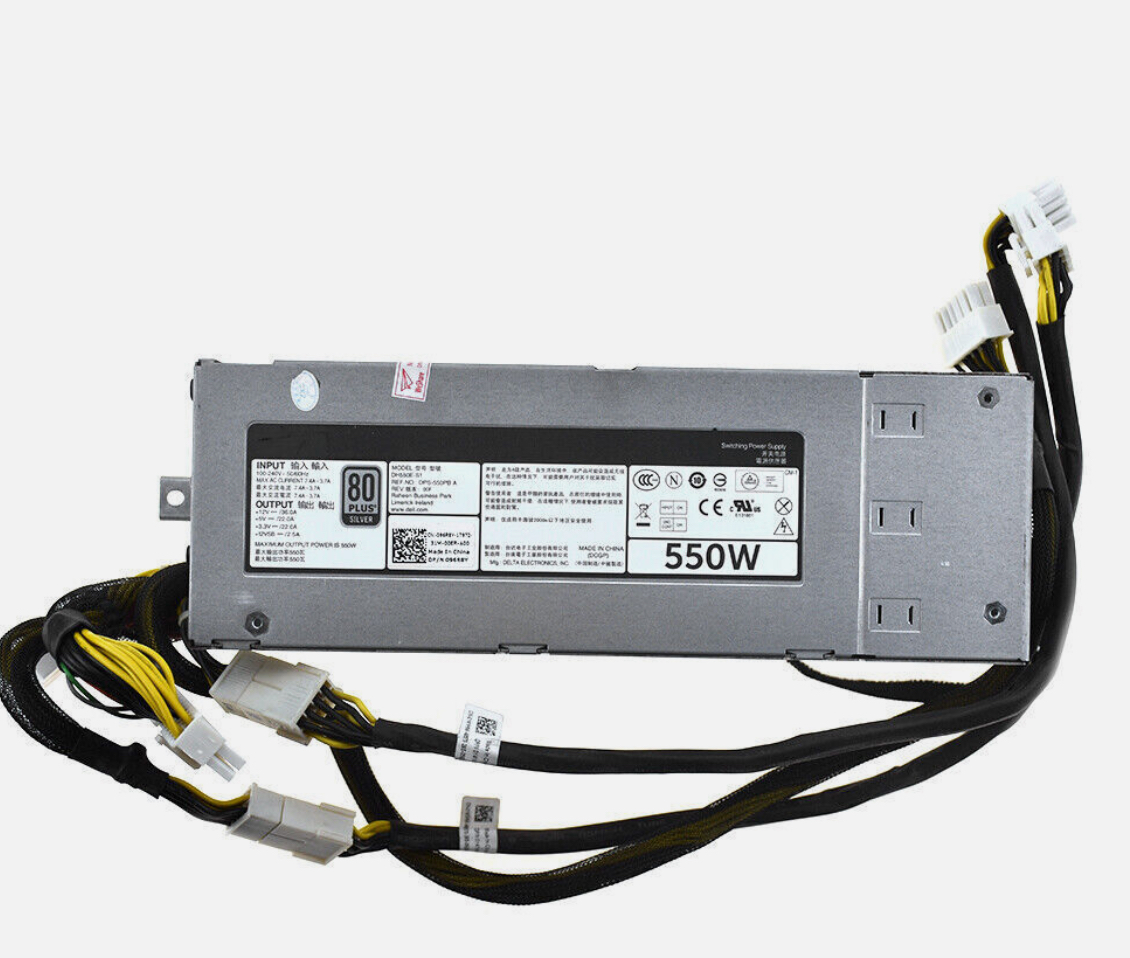 FUENTE DE ALIMENTACIÓN DELL T420 R520 550W F550E-S0 DH550E-S1 DPS-550PB A 96R8Y 2G4WR