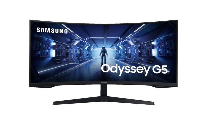 Samsung Odyssey G5 34" VA LCD Curved Gaming Monitor - Black