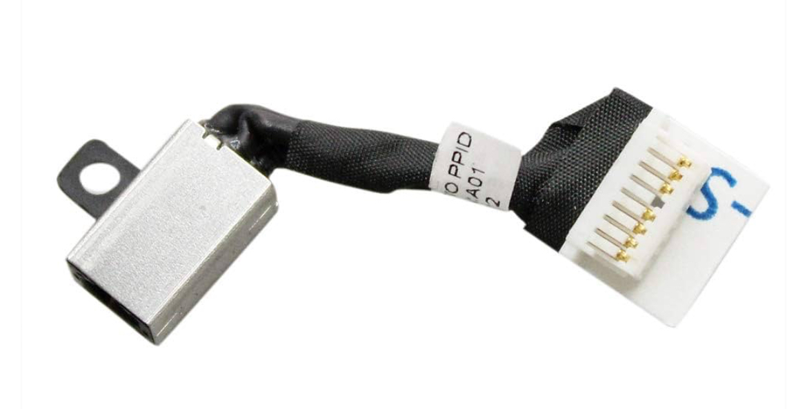 GINTAI DC POWER JACK CABLE PUERTO DE CARGA PARA DELL INSPIRON 15 5582 5583 5584 15.6 7580 /LATITUDE 14 3400 15 3500 3550 P85F P86F001 0TM5N3 TM5N3 450.0FV06.0091