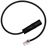 CABLEONLINE 1FT 3/5MM JACK TO RJ9/RJ10 IPHONE HEADSET TO CISCO OFFICE PHONE ADAPTER CABLE IP-CS01