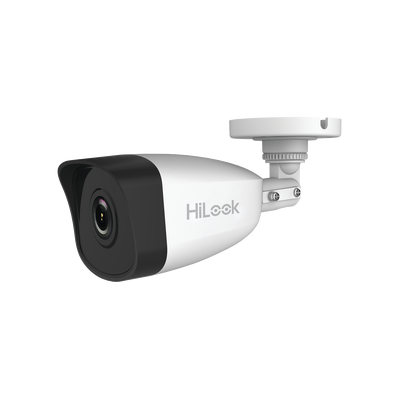 HiLook Series / Bala IP 4 Megapixel / 30 mts IR / Exterior IP67 / PoE / WDR 120 dB / Lente 2.8 mm / H.265+ / Onvif