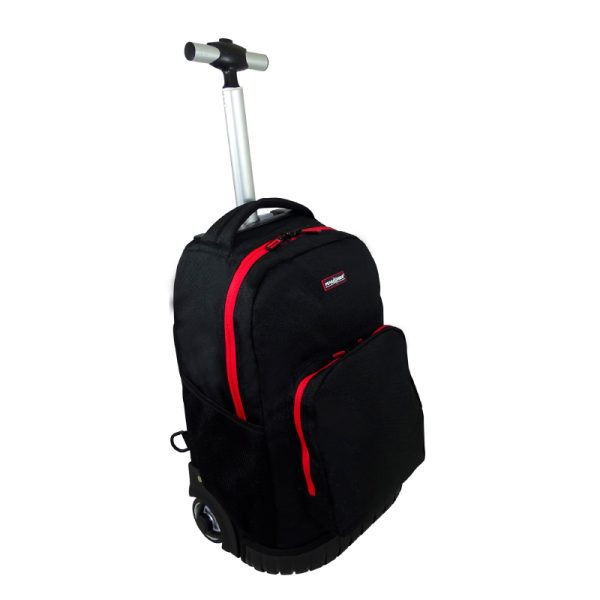 Mochila para laptop Islandia  Negro con rojo
