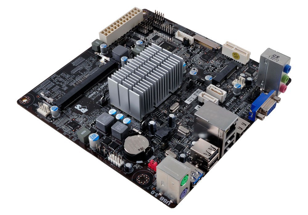 MOTHERBOARD ECS BAT-I J1900, INTEL CELERON J1900 SO-DIMM(DDR3),VGA,HDMI,SON6CH,