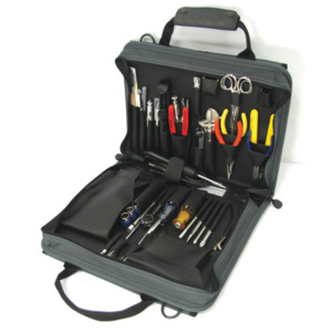 Jensen Tools JTK-86GC Technician s Tool Kit in Single Gray Cordura Plus Case