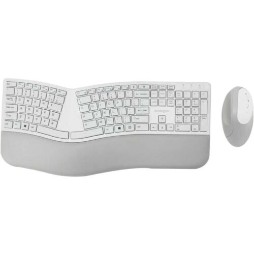 Kensington Pro Fit Ergo Wireless Keyboard and Mouse Gray K75407US