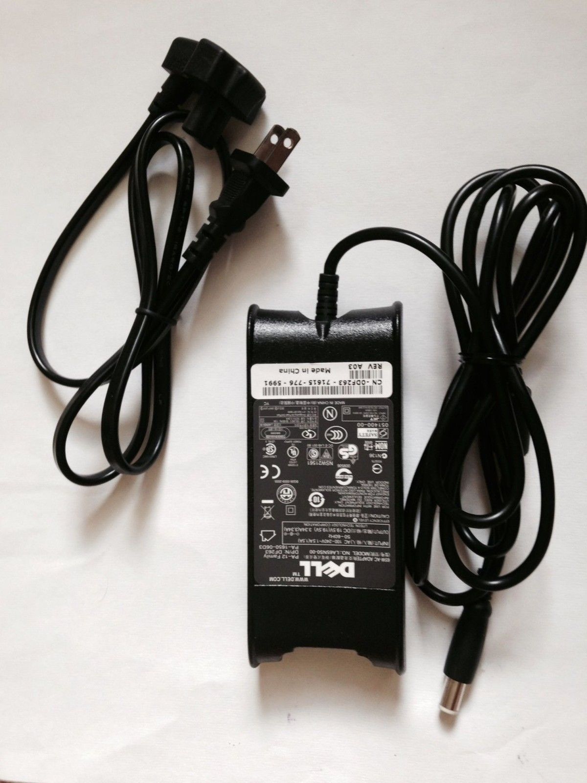 ADAPTADOR DE CORRIENTE DELL 65W K9TGR