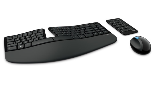 TECLADO/MOUSE MICROSOFT INALAMBRICO DESKTOP SCULPT ERGONOMIC USB BLISTER