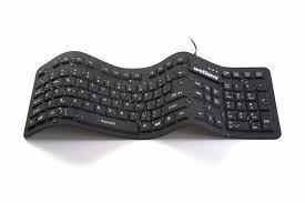 WetKeys Soft-touch Comfort Professional-grade Full-size Flexible Silicone Waterproof Keyboard