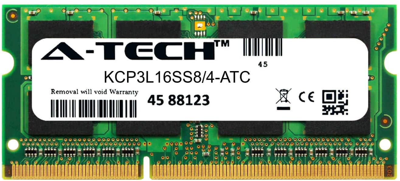4GB DDR3 PC3-12800 1600MHZ SODIMM (KINGSTON KCP3L16SS8/4 EQUIVALENT) MEMORY RAM