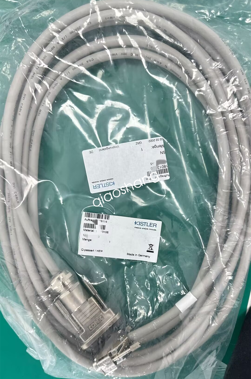 Cable de motor KSM18029160-5 KISTLER