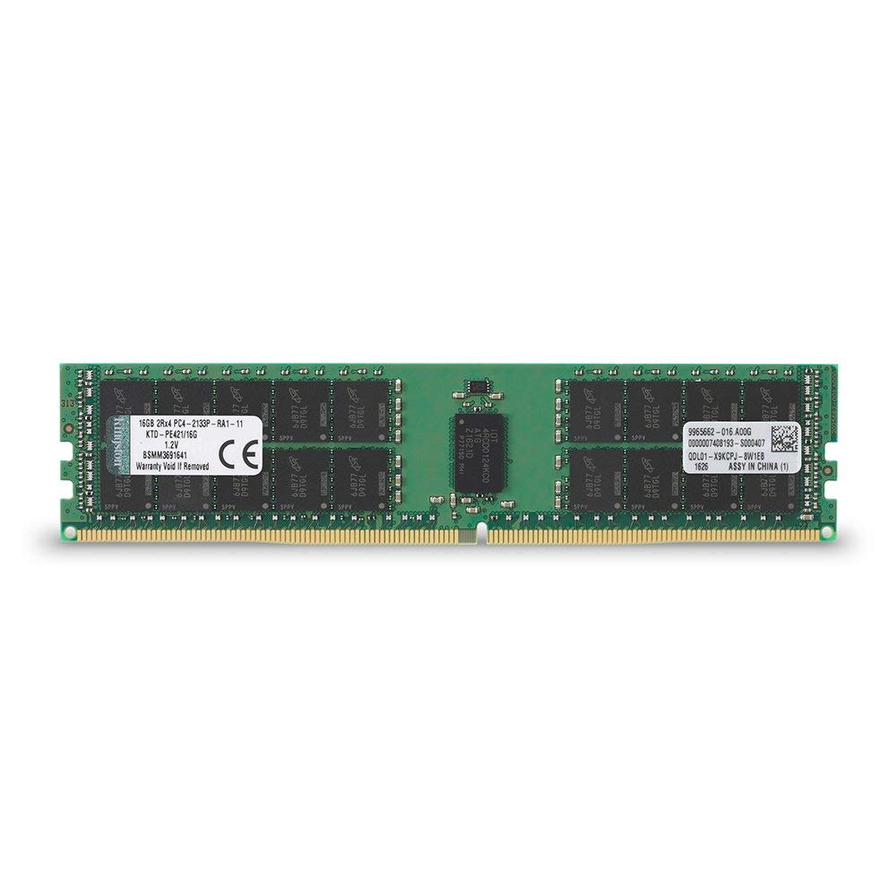 Kingston Technology 16GB DDR4 2133MHz Reg ECC Workstation Memory for Select Dell Desktops KTD-PE421/16G