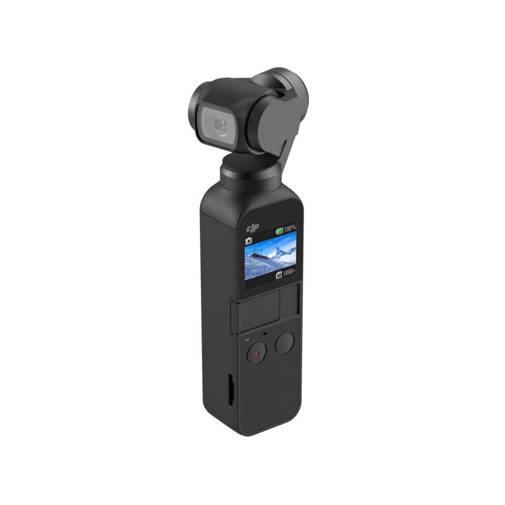 DJI Osmo Pocket Handheld 3 Axis Gimbal Stabilizer with integrated Camera Attachable to Smartphone Android USB-C iPhone