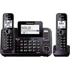 PANASONIC KX-TG9542B LINK2CELL BLUETOOTH ENABLED 2-LINE PHONE WITH ANSWERING MACHINE & 2 CORDLESS HANDSET