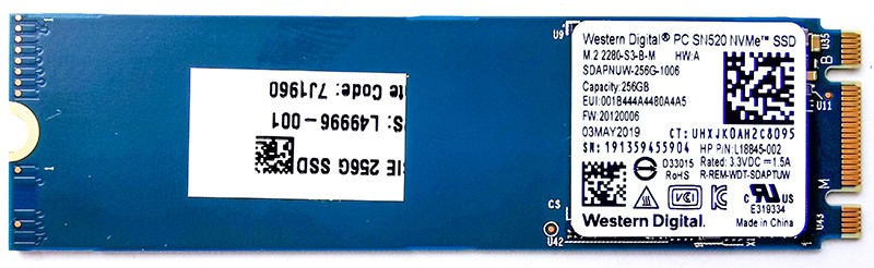 L18845-002 - 256GB SSD Hard Drive