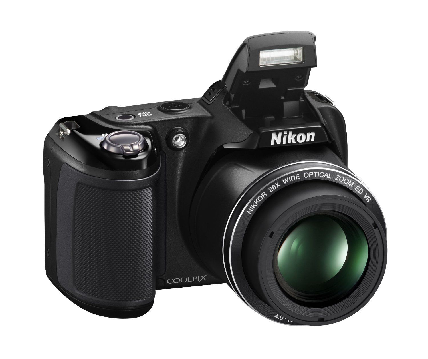 Nikon Coolpix L330 Compact Digital Camera 20.2MP, 26x Optical Zoom (Black)