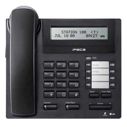 LG-NORTEL TELEFONO DIGITAL DE 8 BOTONES FLEXIBLES c/PANTALLA LDP-7008D SPEAKER PHONE 2.5 mm AUDIFONOS 15 DI