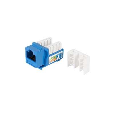 LINKEDPRO MODULO JACK 110 CAT5e, KEYSTONE - COLOR AZUL