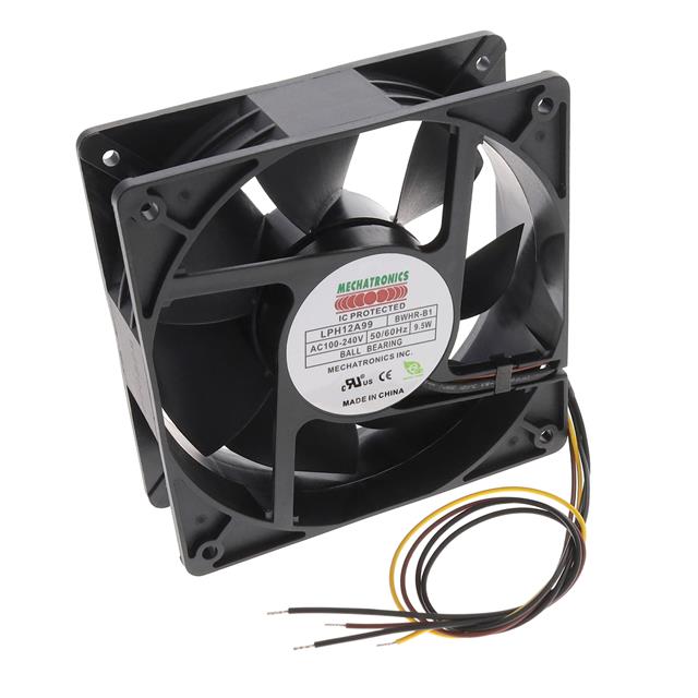 EC FAN AXIAL 120X120X38MM 100-24 LPH12A99-BWHR-B1