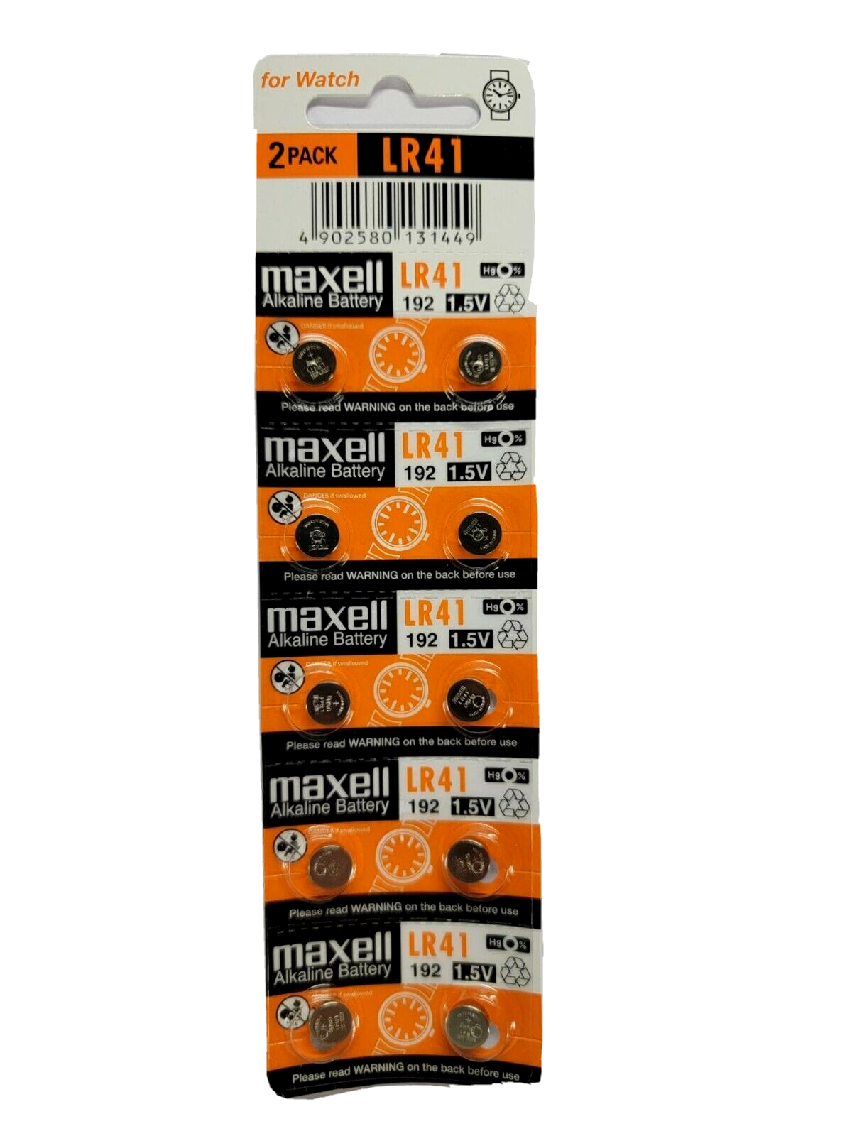 Batería alcalina LR41 Maxell (10 piezas) LR41 AG3 392A 192 SR41 LR736 392