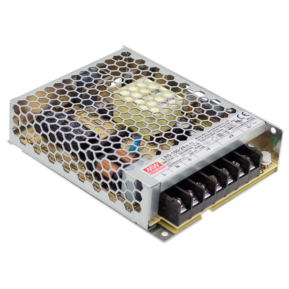 MEANWELL LRS-100-15 105W 15V 7A SINGLE OUTPUT SWITCHABLE POWER SUPPLY