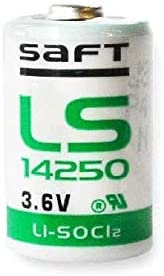 Paquete 10 pilas SAFT LS4250 3.6V 1.2 amp Litio tamaño 1/2AA