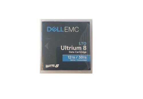 Cartucho de cinta de datos Dell EMC LTO8 Ultrium 8 12 TB/30 TB WORM H4M3K 0Y577J