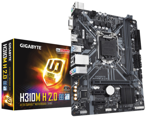 PLACA MADRE GYGABYTE  H310M H 2.0 CPU i3 i5 i7 LGA1151 INTEL DDR4 HDMI VGA USB3.1-