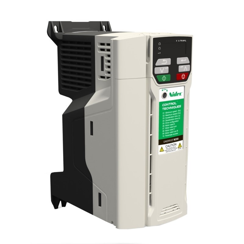 Variador inversor M200, entrada trifásica, salida de 0 - 550 Hz, 7,5 kW, 380 - 480 V CA, 17 A