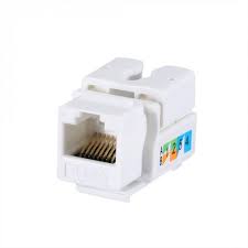 Modulo Jack Keystone M2656w Rj45 Color Blanco Cat 6 /v /vc