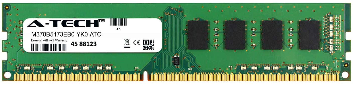 A-Tech M378B5173EB0-YK0 - MEMORIA RAM de 4 GB para Samsung M378B5173EB0-YK0 (DDR3/DDR3L  1600 MHz  PC3-12800  no ECC  DIMM  1rx8  1.35 V)