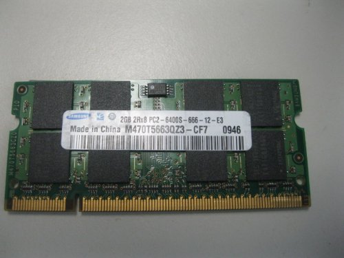 SAMSUNG 2GB 2Rx8 PC2-6400S-666-12-E3 DDR2 RAM