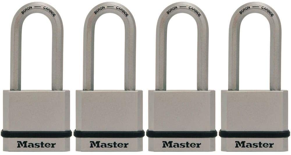 Master Lock M530XQLH Magnum - Candado de acero sólido paq 4 pz