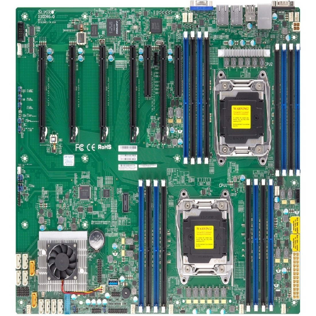 Supermicro Motherboard MBD-X10DRG-Q-B Xeon E5-2600v3 LGA2011 DDR4 SATA Brown Box