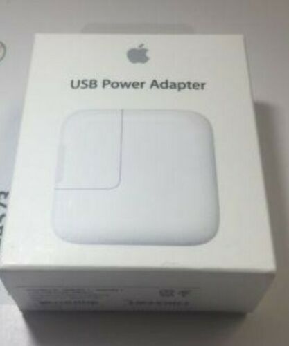 Apple Adaptador/Cargador de Corriente USB, 12W, para iPhone/iPod/iPad