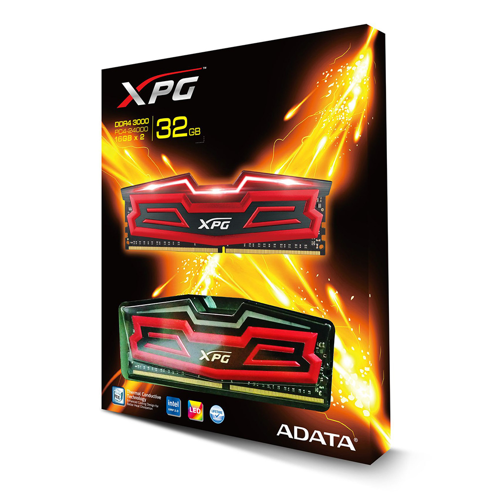 MEMORIA DDR4 ADATA XPG DAZZLE 32GB(2X16GB) 3000Mhz(AX4U3000316G16-DRD)