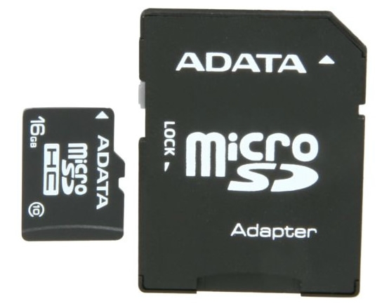 MEMORIA MICRO SDHC ADATA 16GB UHS-I U1 C/ADAPT (AUSDH16GUICL10-RA1)