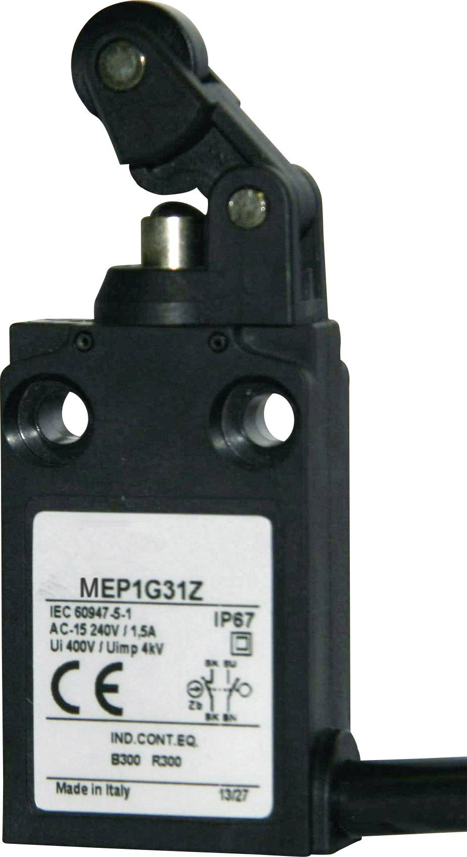 PANASONIC LIMIT SWITCH ANGLED LEVER WITH ROLLER MEP1G31Z
