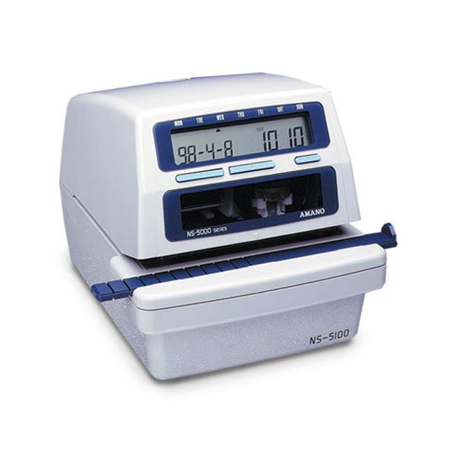 Reloj receptor de documentos, fechador y foliador, AMANO NS5100