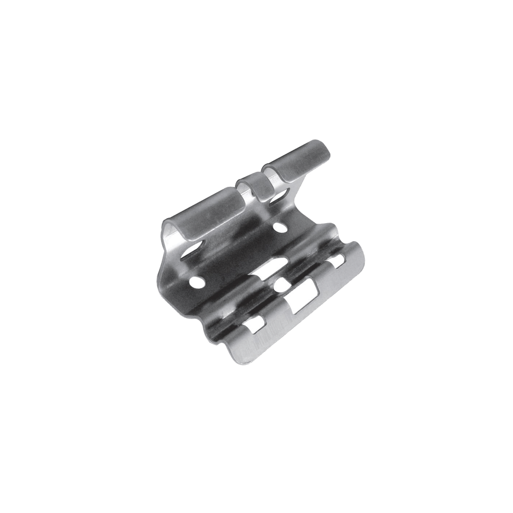Mini clip automático, para unir tramos de charola, con acabado Electro Zinc MG-67-112EZ - CHAROFIL