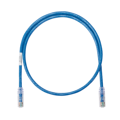 COPPER PATCHCORD, CAT 6, PATCHCORD MINO6 SERIES U/UTP, REDUCED DIAMETER LS-CM 4 PAIR, STRANDED LT BLUE 5 FT