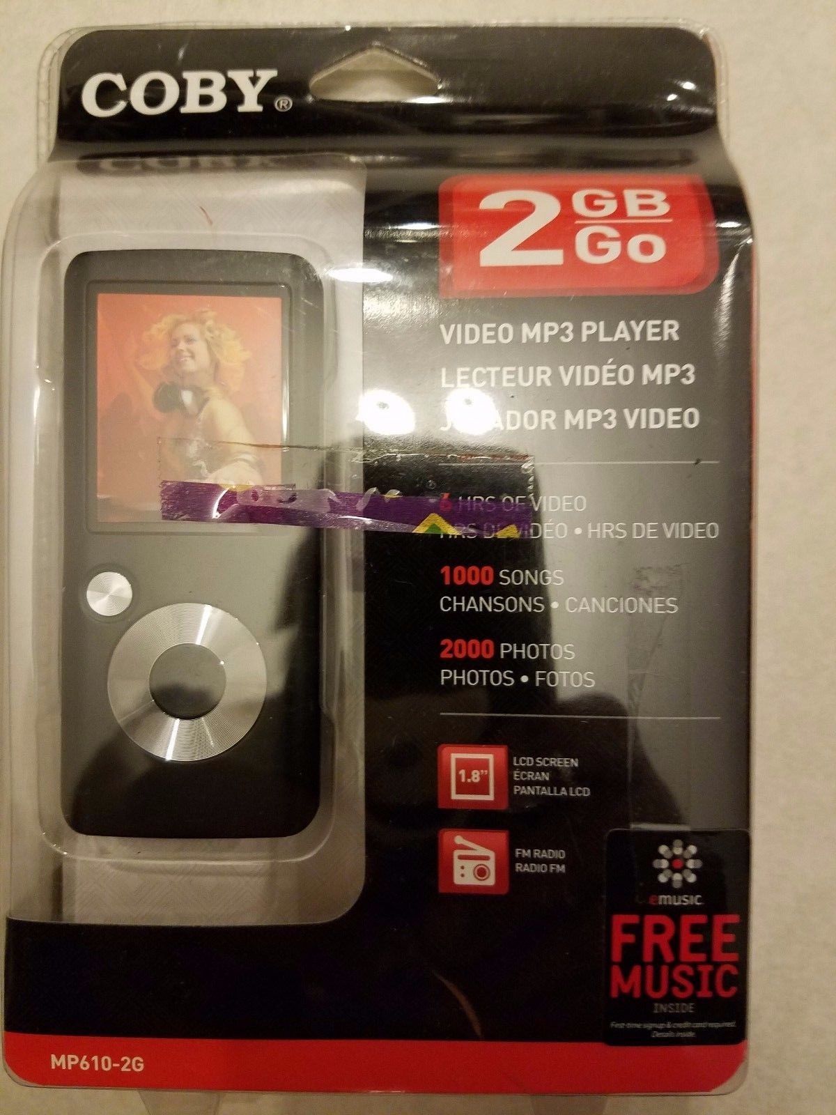 Coby 2GB Video MP3 Player MP620 2G