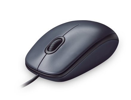 MOUSE LOGITECH M90 NEGRO OPTICO ALAMBRICO USB PC/MAC