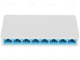 Mercusys   MS108  8-port 10/100M mini Desktop Switch, 8 10/100M RJ45 ports, Plastic case