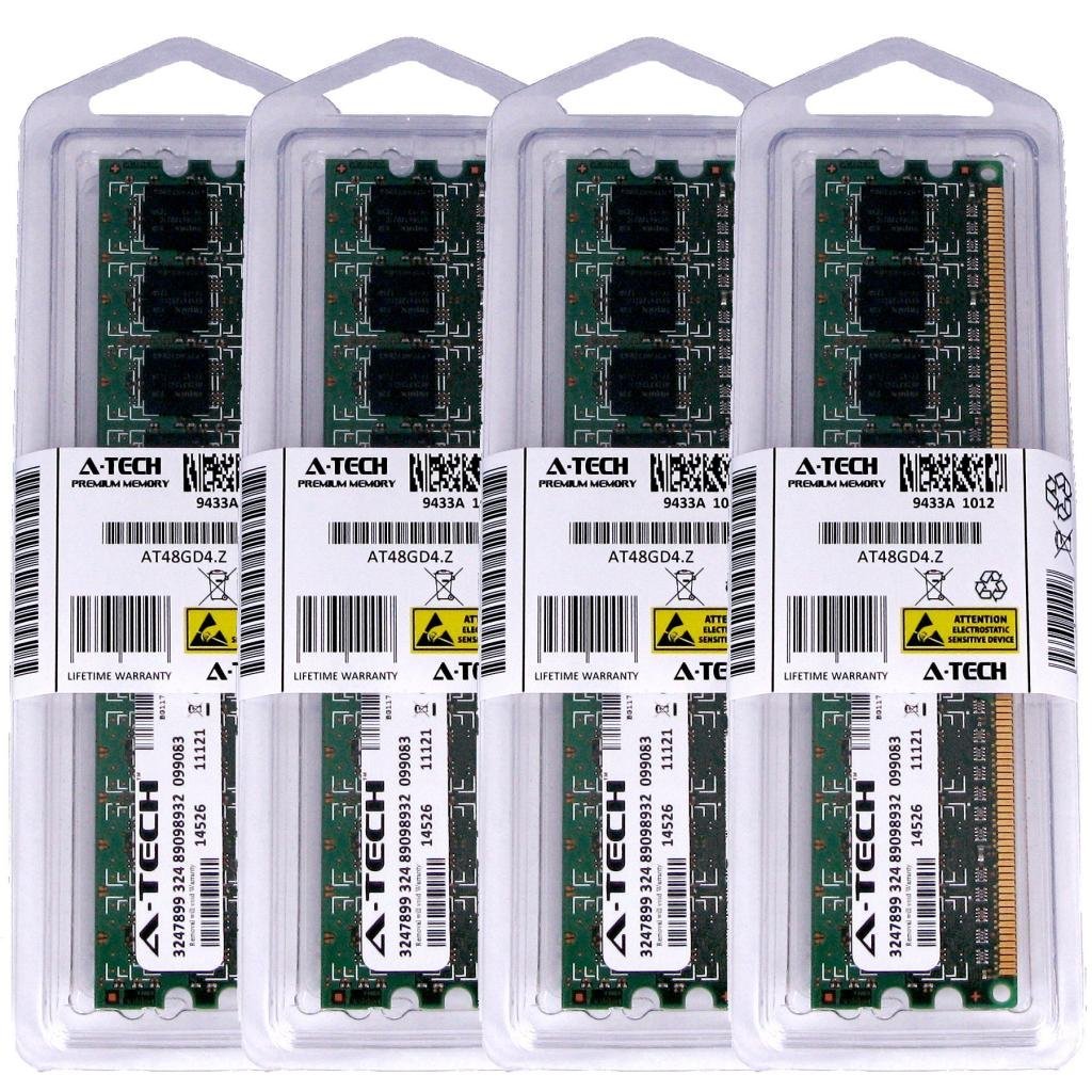 8GB KIT (4 x 2GB) PARA MSI TARJETA MADRE MS-7380 P7N SLI PLATINUM SLI-FI MS-7388 K9A2 CF-F V2 NEO-F MS-7390 K9n sli-f v.2  DIMM DDR2 NON-ECC NA 1066MHz RAM MEMORIA
