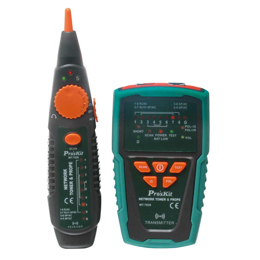 Probador de tonos y cables Kit Pro'sKit MT-7028