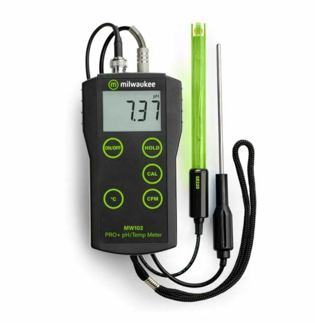 MILWAUKEE MW102 PRO 2-IN-1 PH AND TEMPERATURE METER WITH ATC