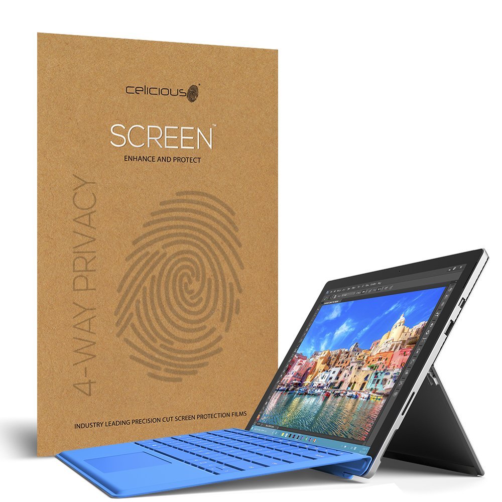 Mica protectora de privacidad [Filtro de 4 vías] Celicious Privacy para Microsoft Surface Pro 4