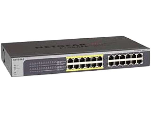 Netgear ProSafe Plus JGS524PE Ethernet Switch. 24-port Gigabit PoE